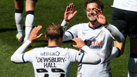 Luton Town celebrate