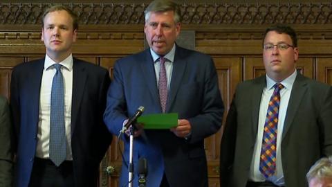 Sir Graham Brady and 1922 officers