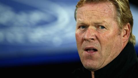 It has been a difficult start to the season for Ronald Koeman