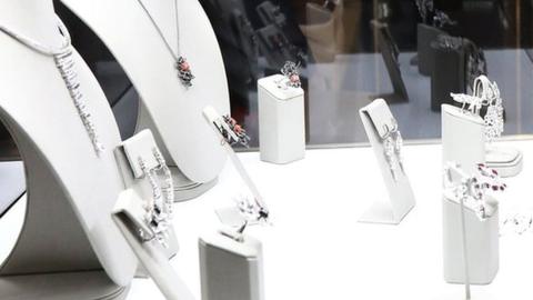 A launch party for jewellery on display at The Peninsula Hotel on January 20, 2019 in Paris