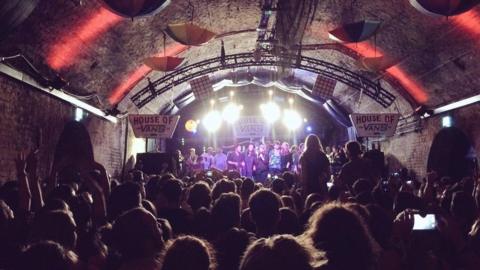 Loads of musicians appeared on stage in London to celebrate Communion's 10th birthday