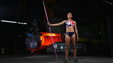 Jessica Ennis-Hill at Sheffield Forgemasters