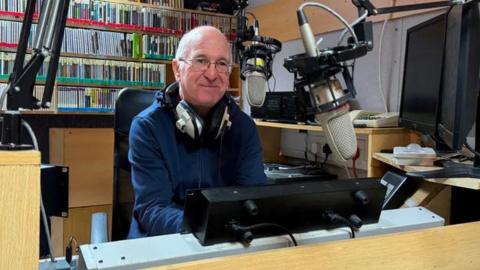 Steve Flowers, volunteer at the Sheffield Hospital Radio charity