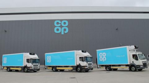 Co-op lorries