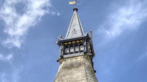 Banbury Town Hall spire