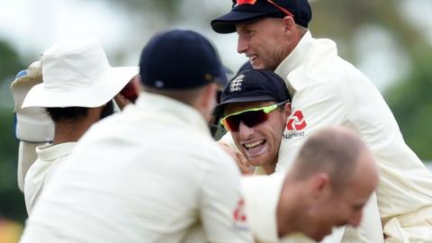 England celebrate win