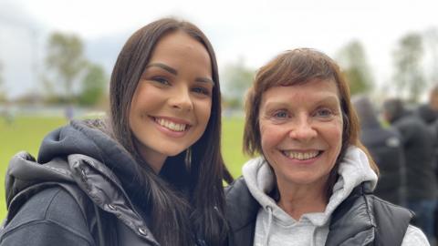 Chloe Vince and her mother Sharon