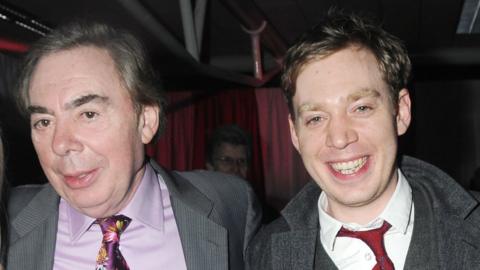Andrew Lloyd Webber pictured with his son Nicholas in 2010