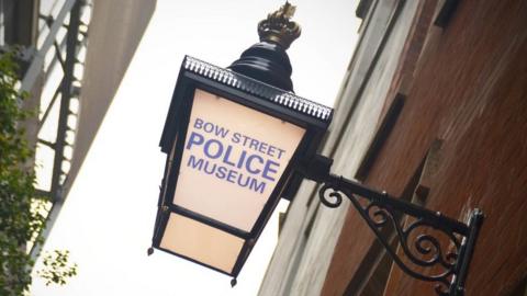 Bow Street Police Museum sign