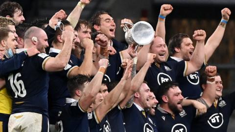 Scotland regained the Calcutta Cup with the win at Twickenham