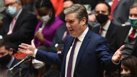 Sir Keir Starmer in Parliament