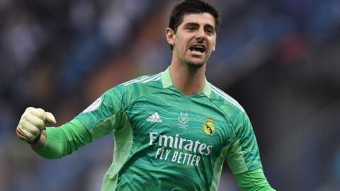 Real Madrid's Thibaut Courtois