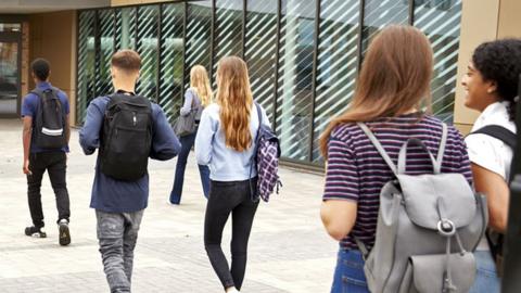 Pupils return to school
