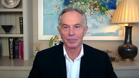 Tony Blair, former UK prime minister