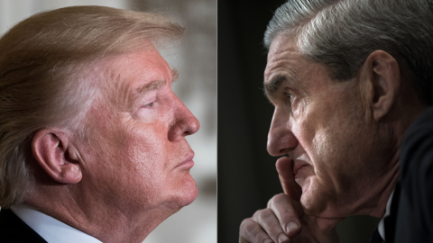 Donald Trump and Robert Mueller