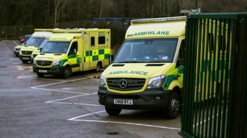 Welsh ambulances