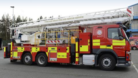 Tyne and Wear Fire and Rescue Service appliance