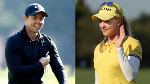 Rory McIlroy and Charley Hull