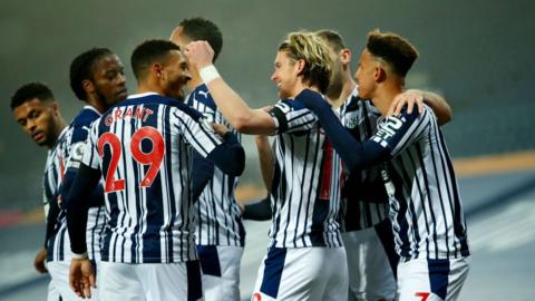 West Brom celebrate