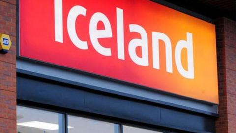 Iceland Frozen Foods store