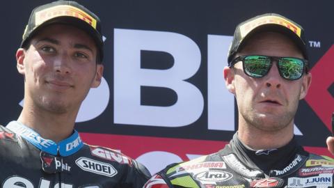 Toprak Razgatlioglu and Jonathan Rea