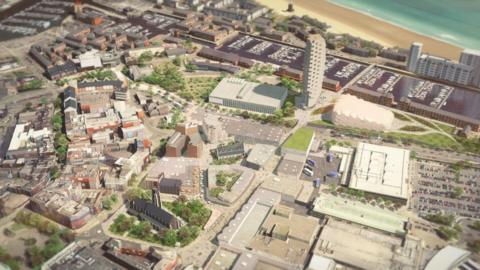 Swansea St David's development artist impression