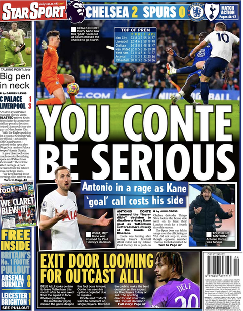 Daily Star back page