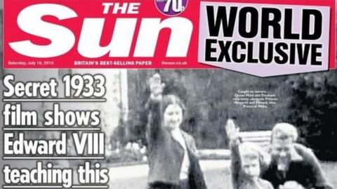 The Sun front page