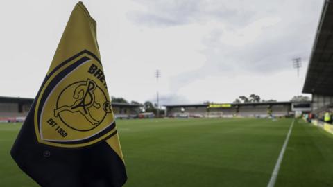 Corner flag at Burton Albion