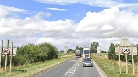 50mph road signs on A17