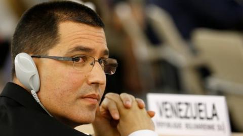 Venezuela"s Foreign Minister Jorge Arreaza attends the 36th Session of the Human Rights Council at the United Nations in Geneva, Switzerland September 11, 2017.