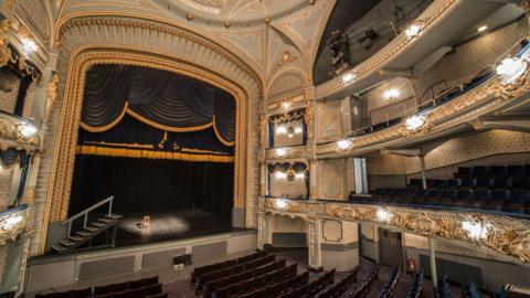 Interior of theatre