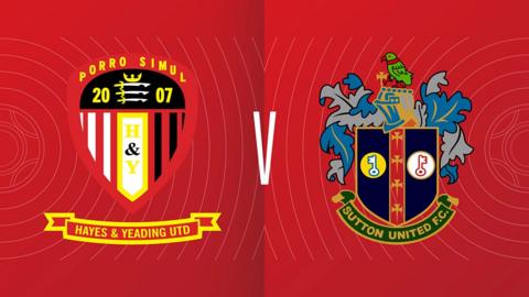 Hayes & Yeading 0-1 Sutton United