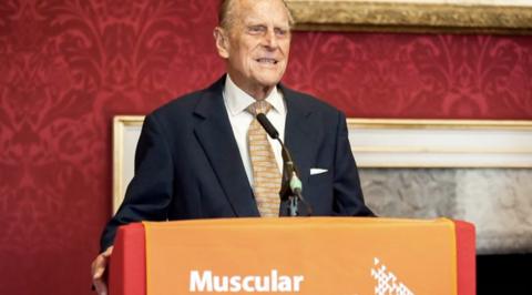 The Duke of Edinburgh at Muscular Dystrophy UK