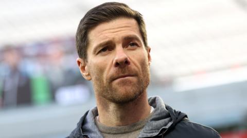 A head shot of Xabi Alonso