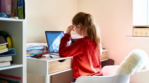 Child on laptop