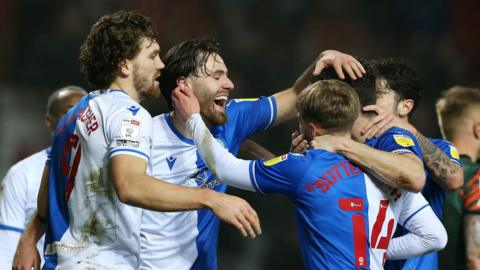 Blackburn celebrate