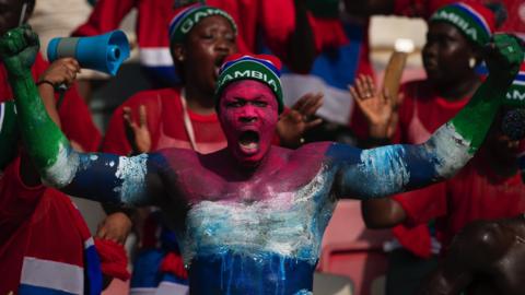 A fan of The Gambia