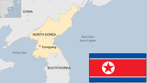 Map of North Korea