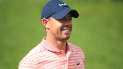 Rory McIlroy smiling