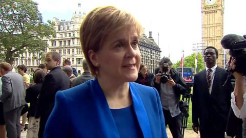 Scotland's First Minister Nicola Sturgeon