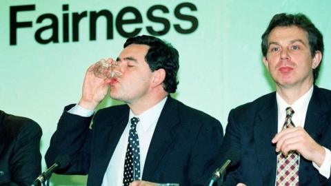 Gordon Brown and Tony Blair in 1994