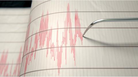 Seismograph recording