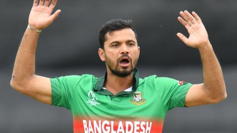 Bangladesh fast bowler Mashrafe Mortaza