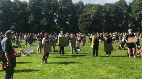 Protest in Monmouth