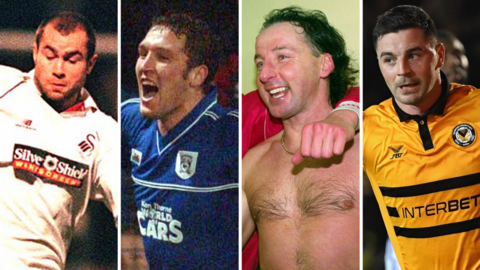 Martin Thomas, Scott Young, Mickey Thomas and Padraig Amond