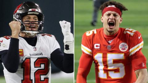 Tom Brady and Patrick Mahomes