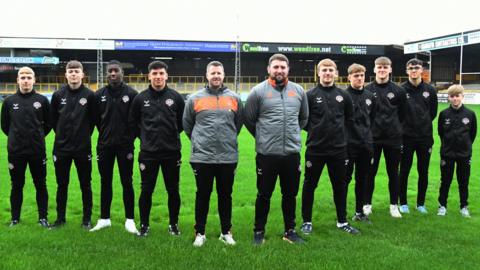 Castleford Tigers' academy staff and players