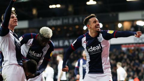 West Brom celebrate