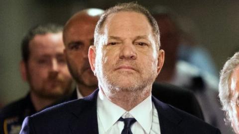 Hollywood film producer Harvey Weinstein enters Manhattan criminal court in New York on 5 June 2018